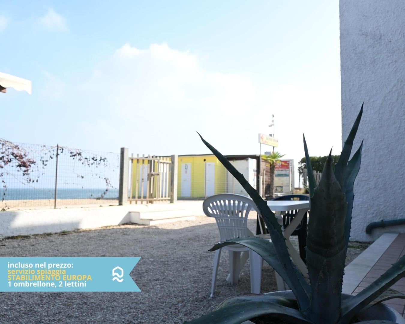 Rs316 - Marcelli, Bilocale In Residence Fronte Mare Pt מראה חיצוני תמונה