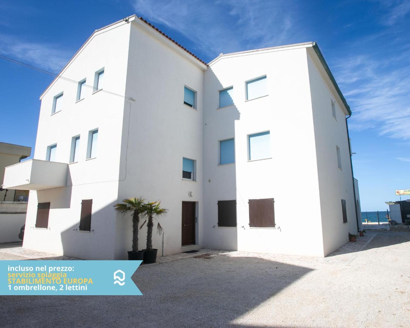 Rs316 - Marcelli, Bilocale In Residence Fronte Mare Pt מראה חיצוני תמונה